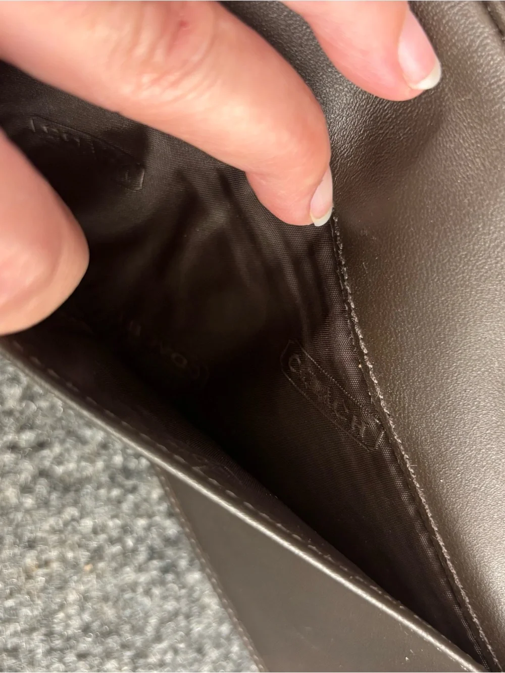 Coach Brown/Tan Signature Canvas Continental Wallet
